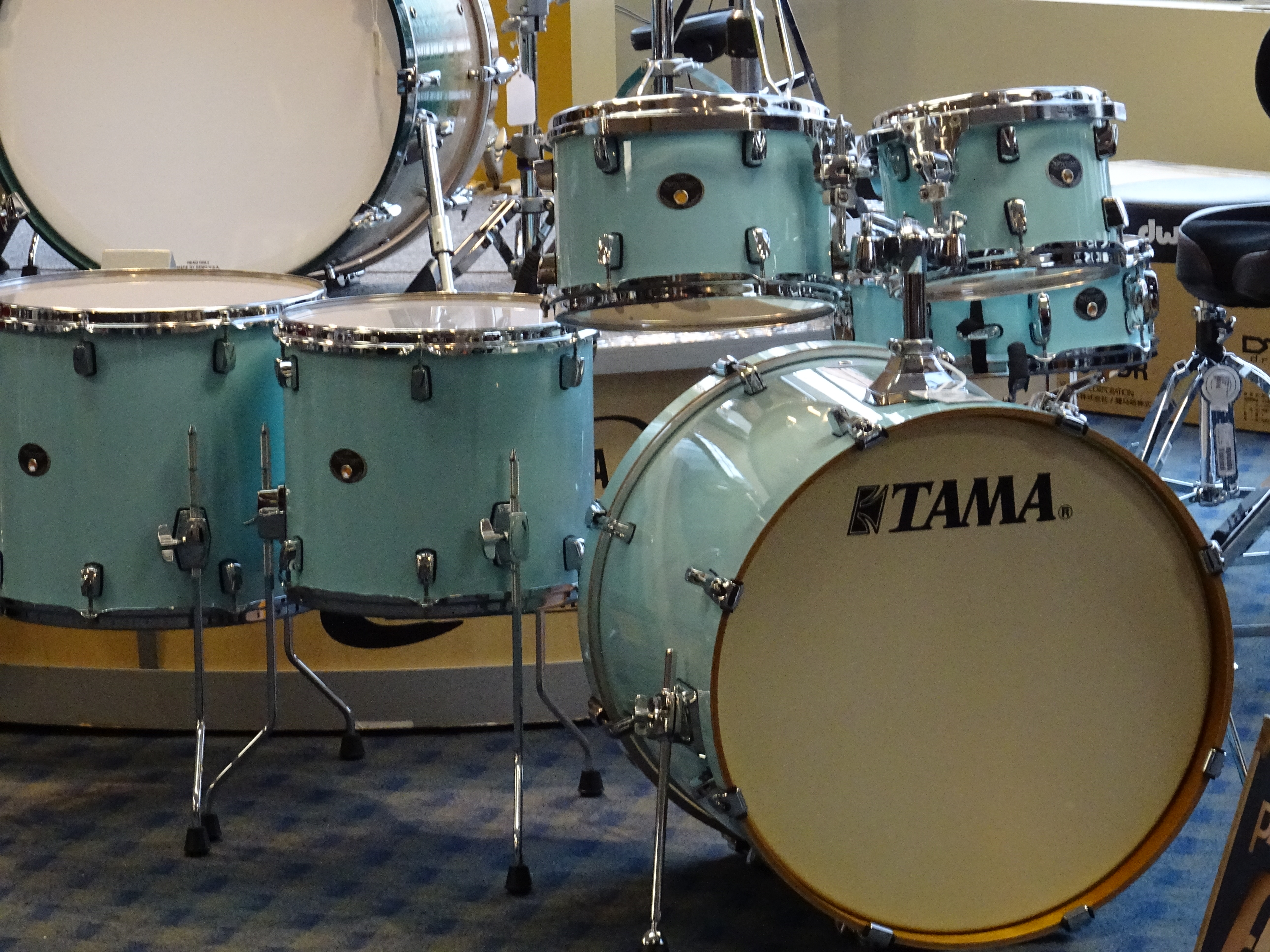 Tama Silverstar, 6 Pce in Light Blue Lacquer | Drummer's Hangout